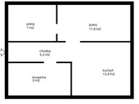 Prodám byt 2+1 ,52m2 Pardubice Dubina - Fotka 3